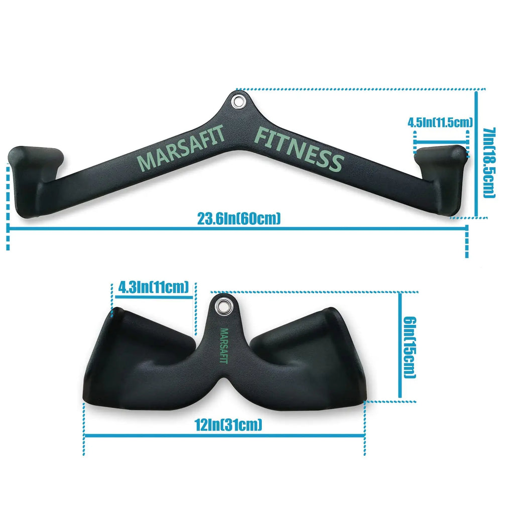 Lat Pull Down Bar Rowing Handle Fitness Grips Back Muscle Power Training Bodybuilding Home Gym Rowing Accessories