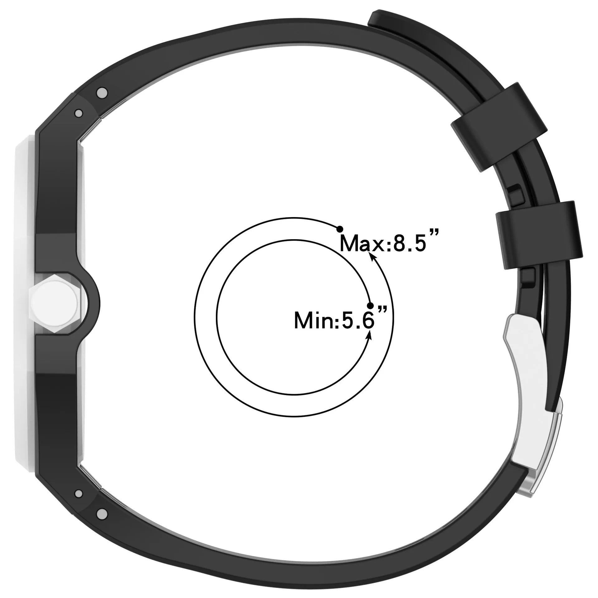 All-in-One PC Case+Silicone Strap Mod Kit for Swatch x AP Royal Pop Solf Band Cover Bumper Change to Wristwatch Accessories