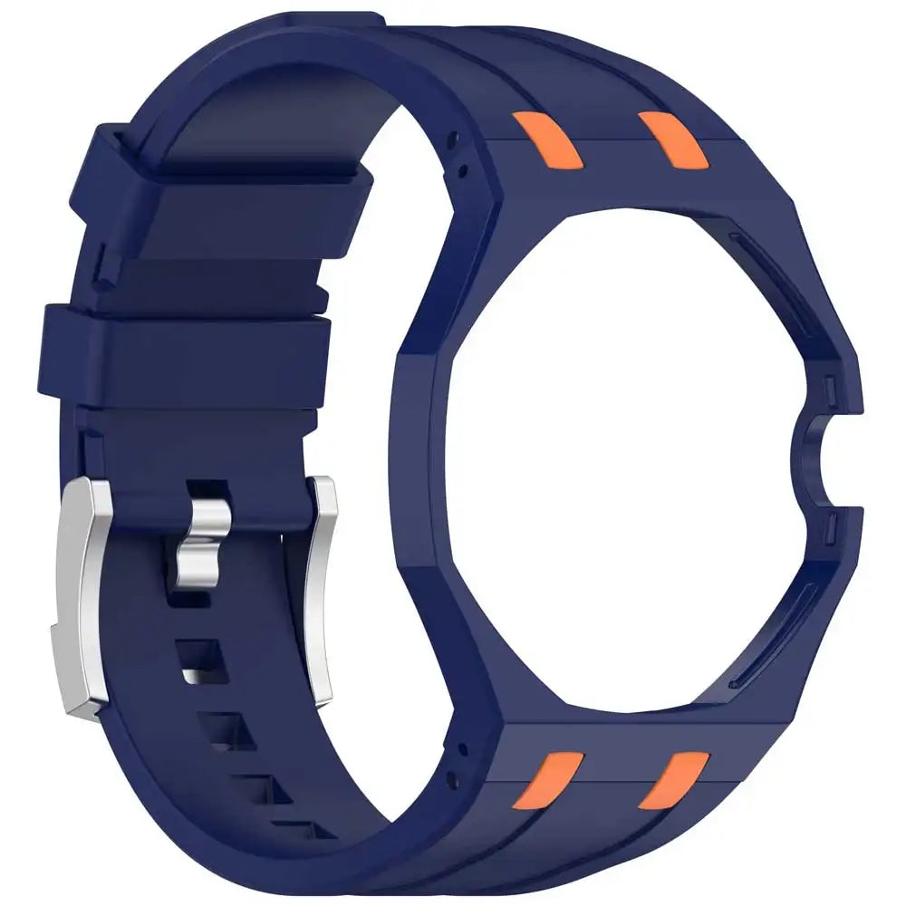 Modification Fit for Swatch x AP Royal Pop Pocket watch Silicone Band+PC Case Changer to Wristwatch Integrated Strap Accessories