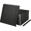 VEVOR 25 PCS Thick Gym Floor Mats,  EVA Foam & Rubber Top Interlocking