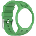 2-in-1 PC Case+Silicone Strap for Swatch X AP Royal Pop Pocket Watch Change To Wristwatch Integrated Modification Accessories