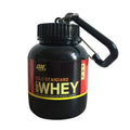 100ml Protein Powder Refillable Bottles with Keychain Funnel Portable Supplement Container for Travel Gym Workout Fitness