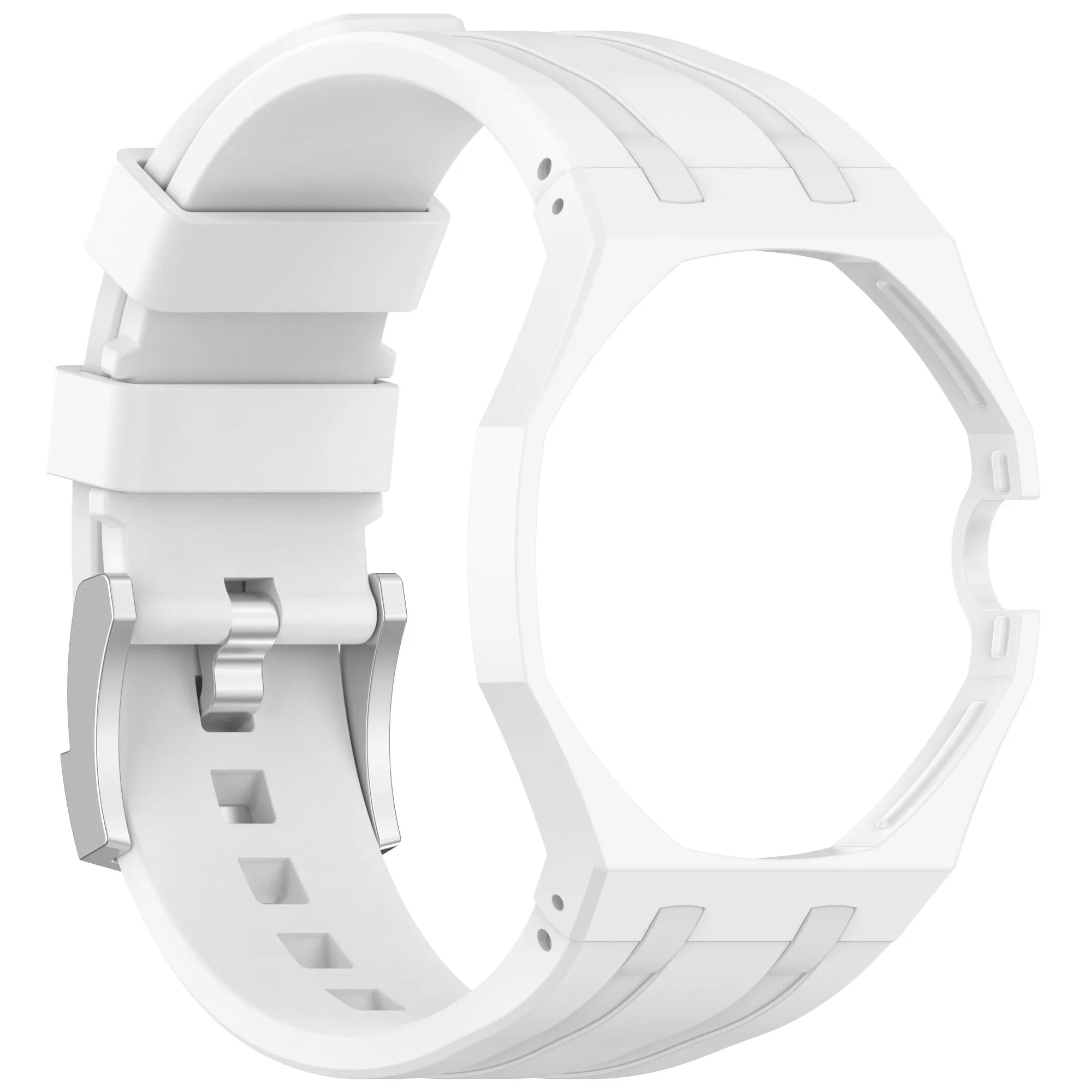 All-in-One PC Case+Silicone Strap Mod Kit for Swatch x AP Royal Pop Solf Band Cover Bumper Change to Wristwatch Accessories