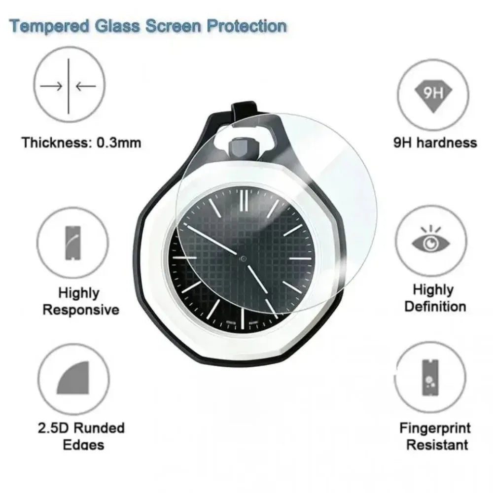Tempered Glass Film for Swatch X AP Royal Pop Pocket Watch Glass Screen Protector Bumper Royal Pop Scratch-proof Protective Case
