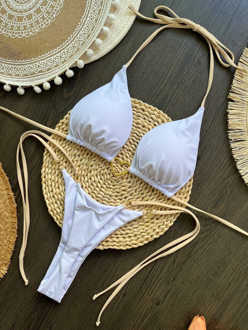 2026 Micro Bikinis Push Up Women Swimsuits Sexy Swimwear Brazilian Bikini Set Thong Biquini Print Swimsuit Summer Beachwear