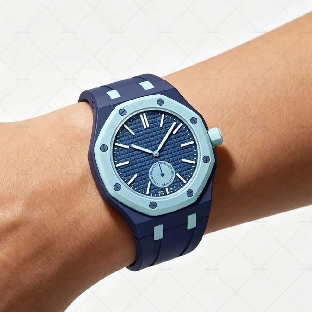 Modification Fit for Swatch x AP Royal Pop Pocket watch Silicone Band+PC Case Changer to Wristwatch Integrated Strap Accessories