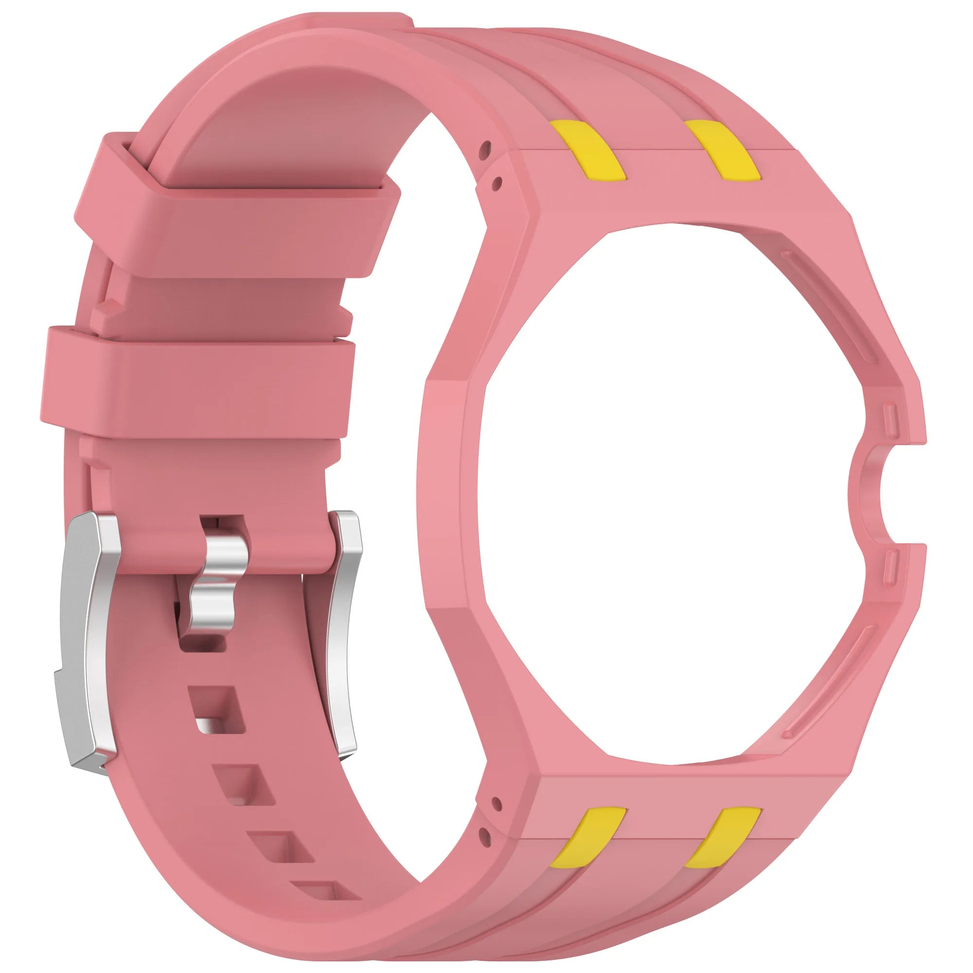 All-in-One PC Case+Silicone Strap Mod Kit for Swatch x AP Royal Pop Solf Band Cover Bumper Change to Wristwatch Accessories