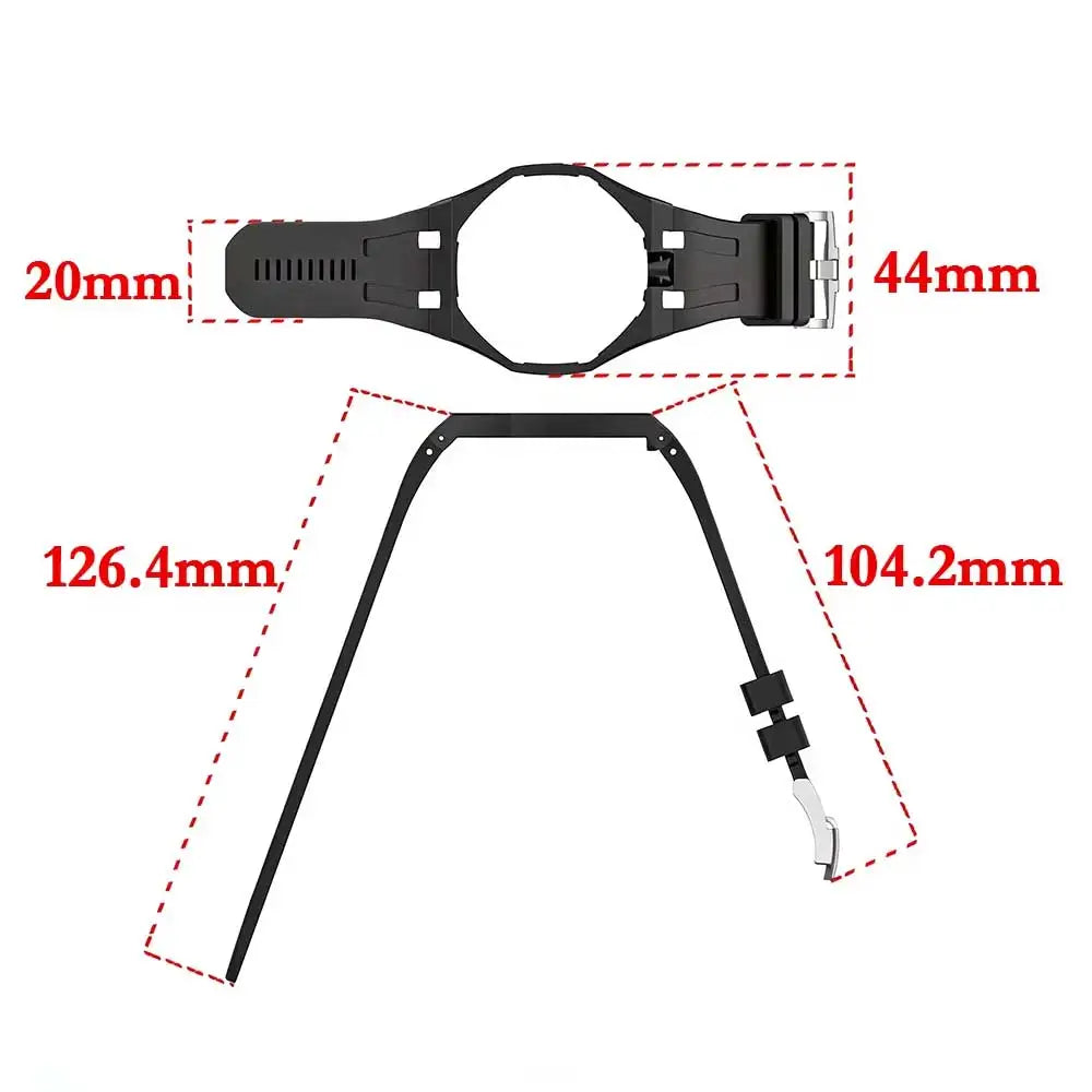 Modification Fit for Swatch x AP Royal Pop Pocket watch Silicone Band+PC Case Changer to Wristwatch Integrated Strap Accessories