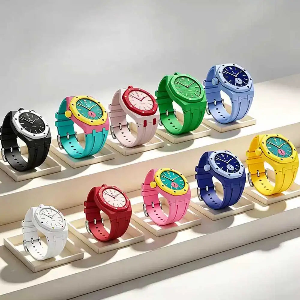 Modification Fit for Swatch x AP Royal Pop Pocket watch Silicone Band+PC Case Changer to Wristwatch Integrated Strap Accessories