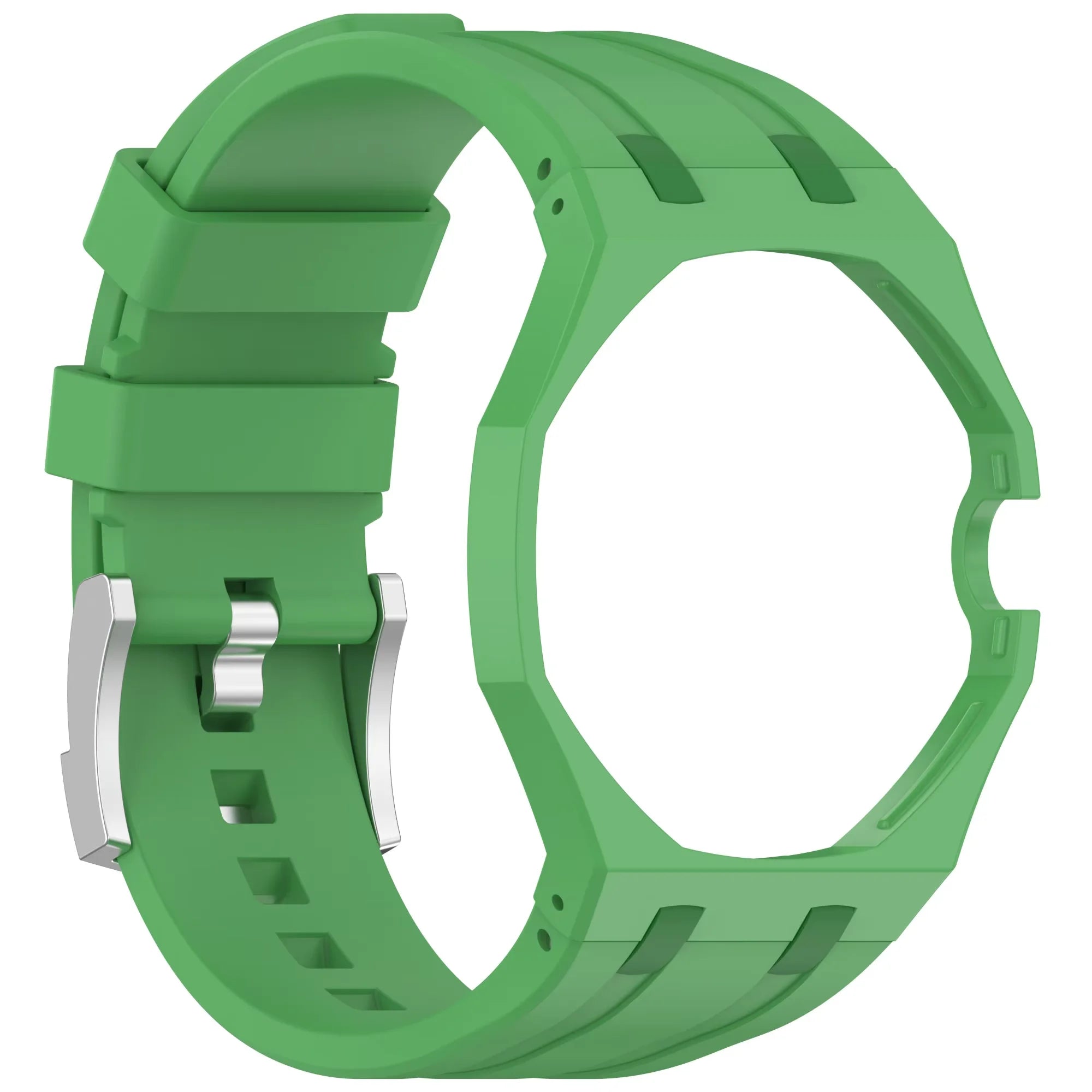Matte PC Mod Kit Case Frame +Strap for Swatch AP Royal Pop Modification integrated Silicone Cover Bumper Band Accessorries