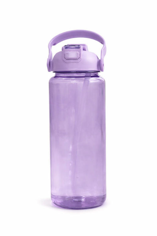 Purple Leakproof Sports Water Bottle